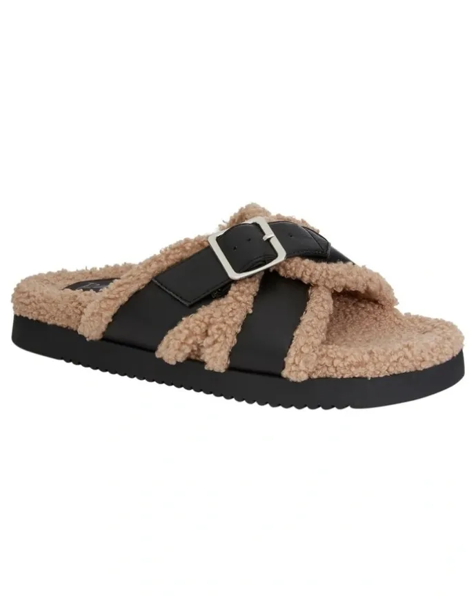 Ravella Ida Sandals in Black / Natural