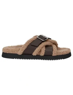 Ravella Ida Sandals in Chocolate / Natural