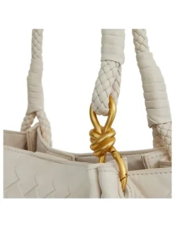 Ravella Isobel Tote Bag in Bone Weave
