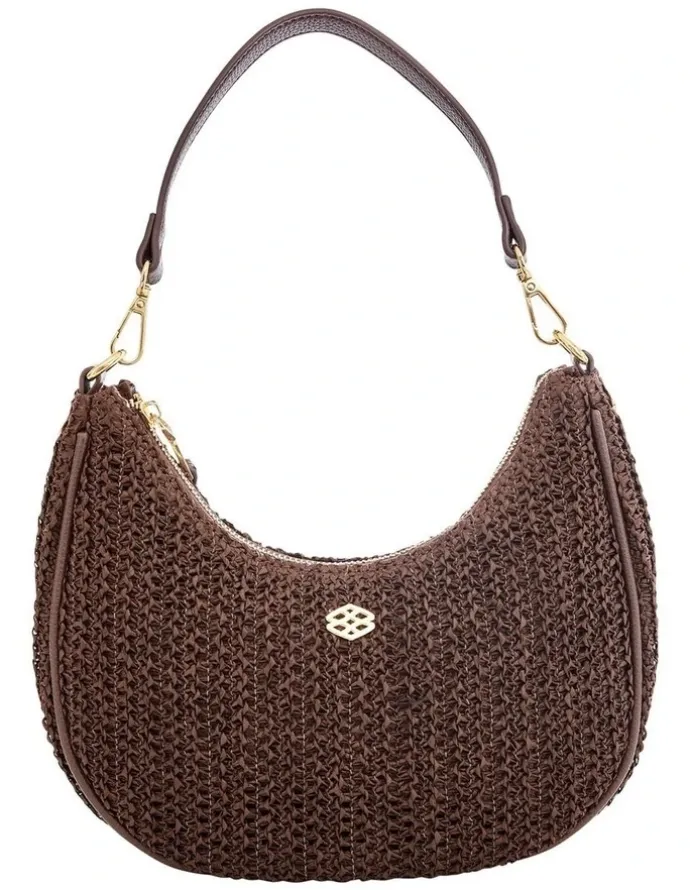 Ravella Julia Bag in Chocolate Raffia