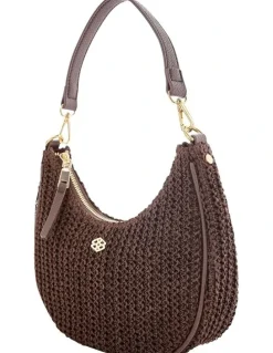 Ravella Julia Bag in Chocolate Raffia