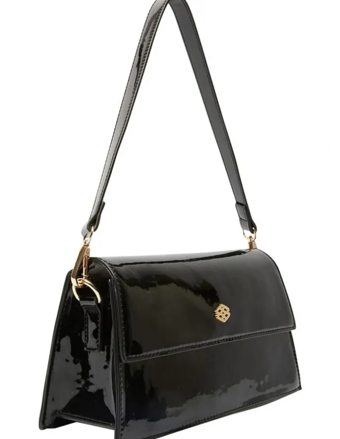 Ravella June Bag in Black Patent