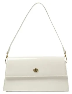 Ravella June Bag in Bone Patent