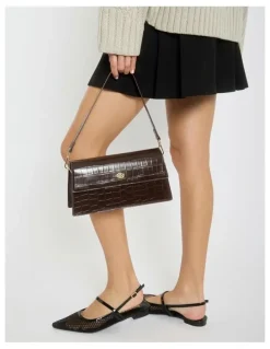 Ravella June Shoulder Bag in Chocolate Coc