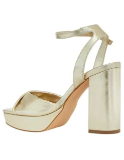 Ravella Lapelle Sandals in Soft Gold