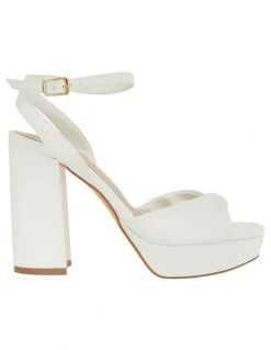 Ravella Lapelle Sandals in White