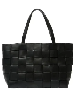 Ravella Lisa Tote Bag in Black Weave