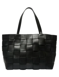 Ravella Lisa Tote Bag in Black Weave