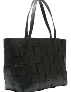 Ravella Lisa Tote Bag in Black Weave