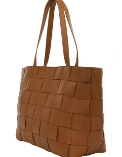 Ravella Lisa Tote Bag in Tan Weave