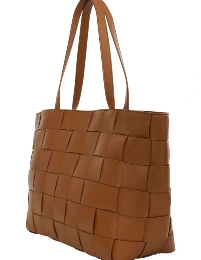 Ravella Lisa Tote Bag in Tan Weave