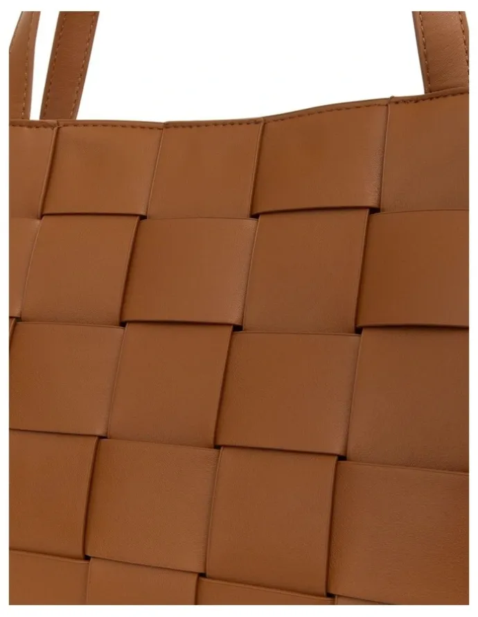 Ravella Lisa Tote Bag in Tan Weave