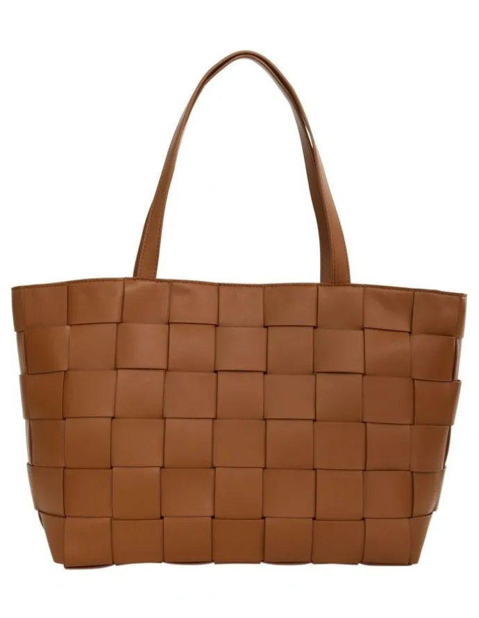 Ravella Lisa Tote Bag in Tan Weave