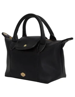 Ravella Liv Shoulder Bag in Black Pebble