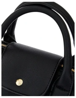 Ravella Liv Shoulder Bag in Black Pebble
