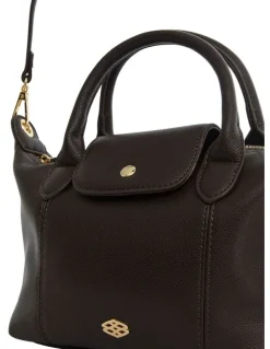 Ravella Liv Shoulder Bag in Chocolate Pebble