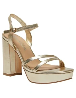 Ravella Lulu Sandals in Soft Gold Smooth