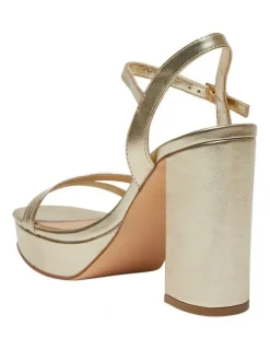 Ravella Lulu Sandals in Soft Gold Smooth