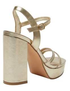 Ravella Lulu Sandals in Soft Gold Smooth