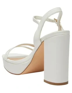 Ravella Lulu Sandals in White Smooth