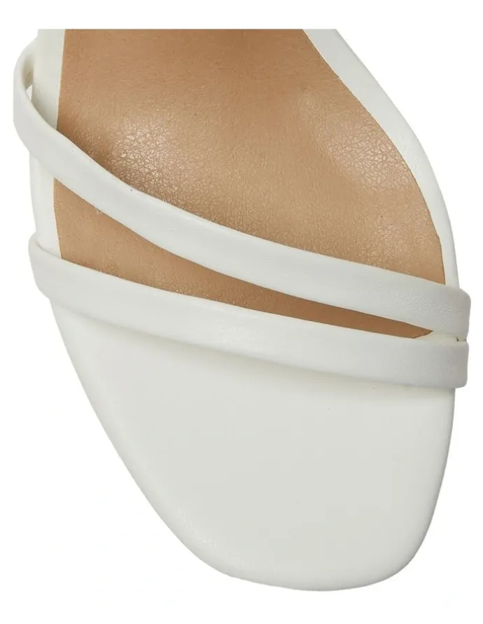 Ravella Lulu Sandals in White Smooth