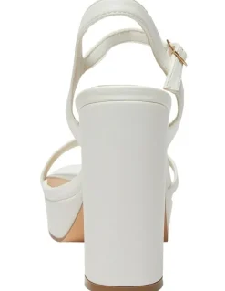Ravella Lulu Sandals in White Smooth