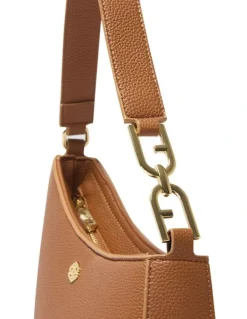 Ravella Nadia Shoullder Bag in Tan Pebble
