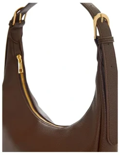 Ravella Naomi Shoulder Bag in Chocolate Pebble