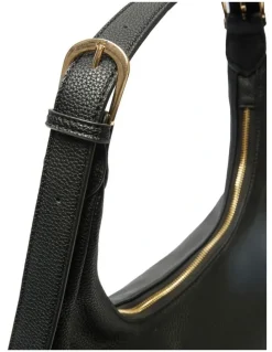 Ravella Naomi Shoulder Bag in Black Pebble