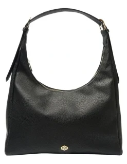 Ravella Naomi Shoulder Bag in Black Pebble