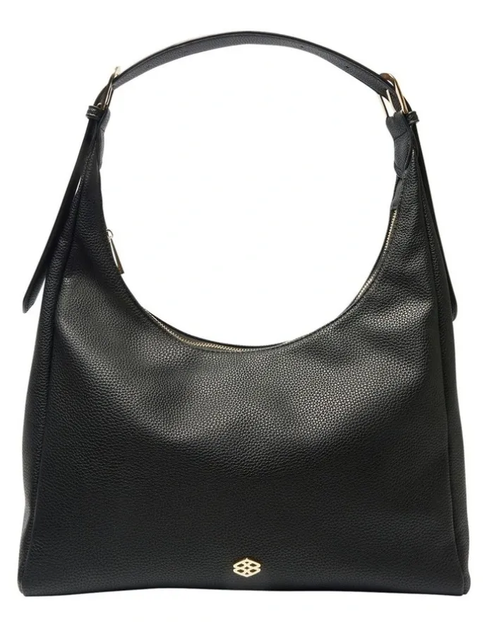 Ravella Naomi Shoulder Bag in Black Pebble