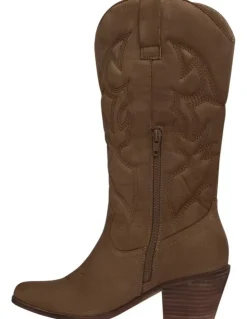 Ravella Nash Western Boots in Tan Micro