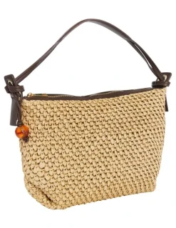 Ravella Nessa Bag in Chocolate Raffia