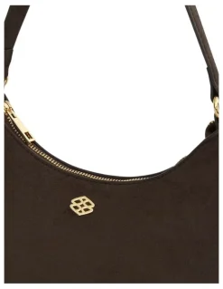 Ravella Nicole Shoulder Bag in Chocolate Micro