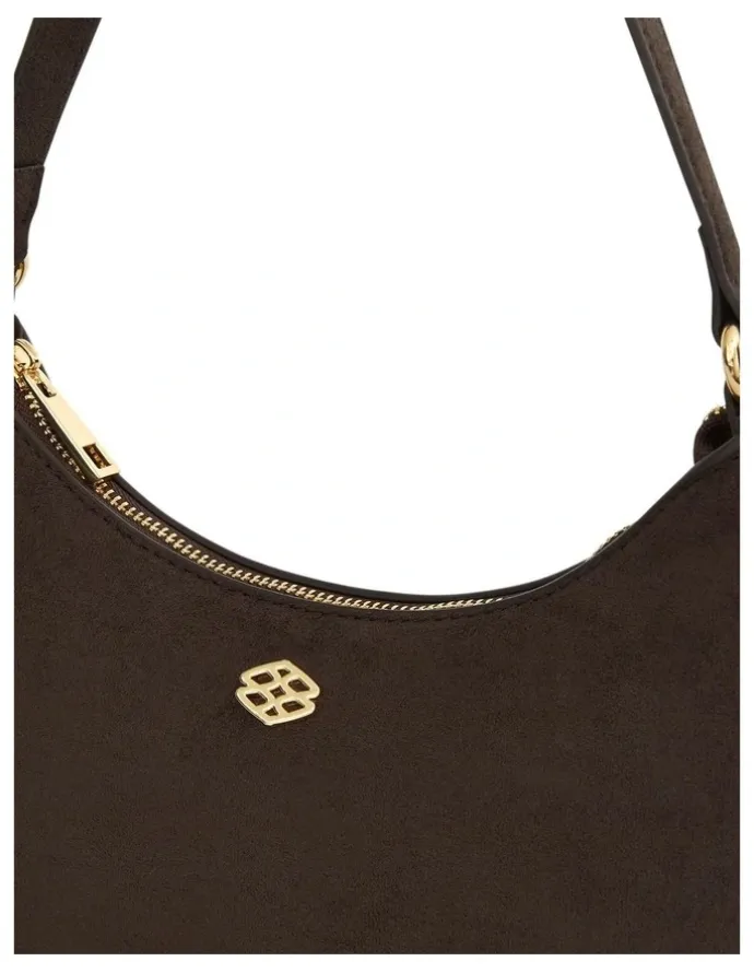 Ravella Nicole Shoulder Bag in Chocolate Micro