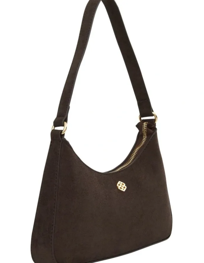 Ravella Nicole Shoulder Bag in Chocolate Micro