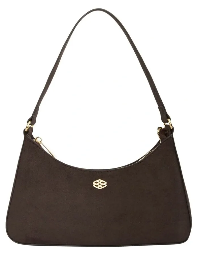 Ravella Nicole Shoulder Bag in Chocolate Micro