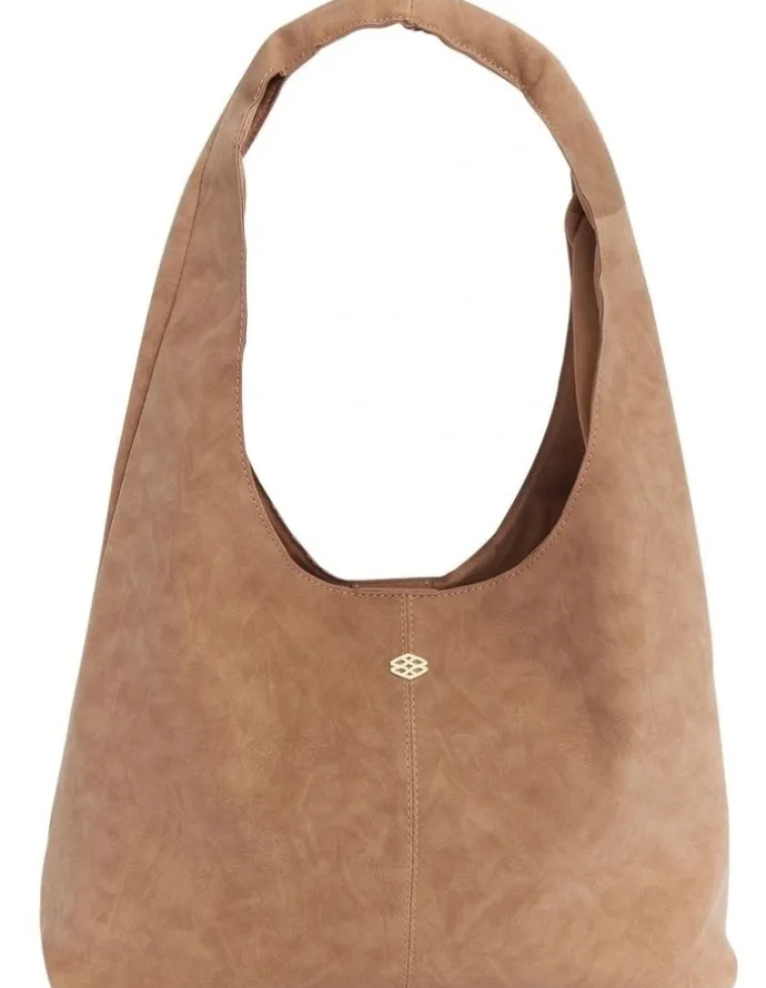 Ravella Nimble Hobo Bag in Tan Micro