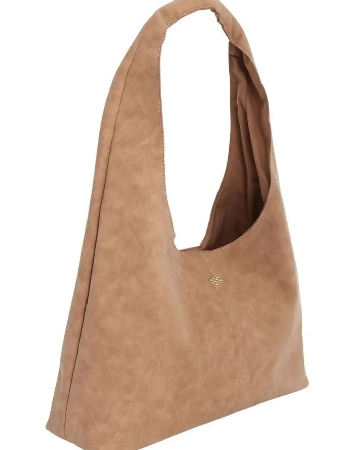 Ravella Nimble Hobo Bag in Tan Micro