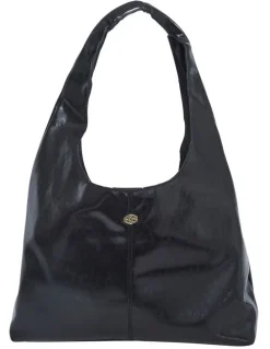 Ravella Nimble Hobo Bag in Black Crinkle