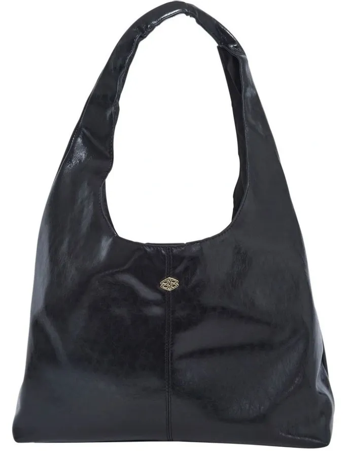 Ravella Nimble Hobo Bag in Black Crinkle