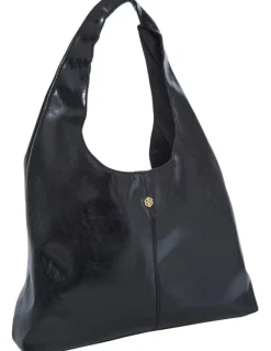 Ravella Nimble Hobo Bag in Black Crinkle