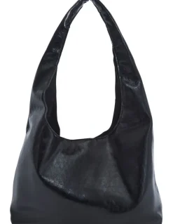 Ravella Nimble Hobo Bag in Black Crinkle