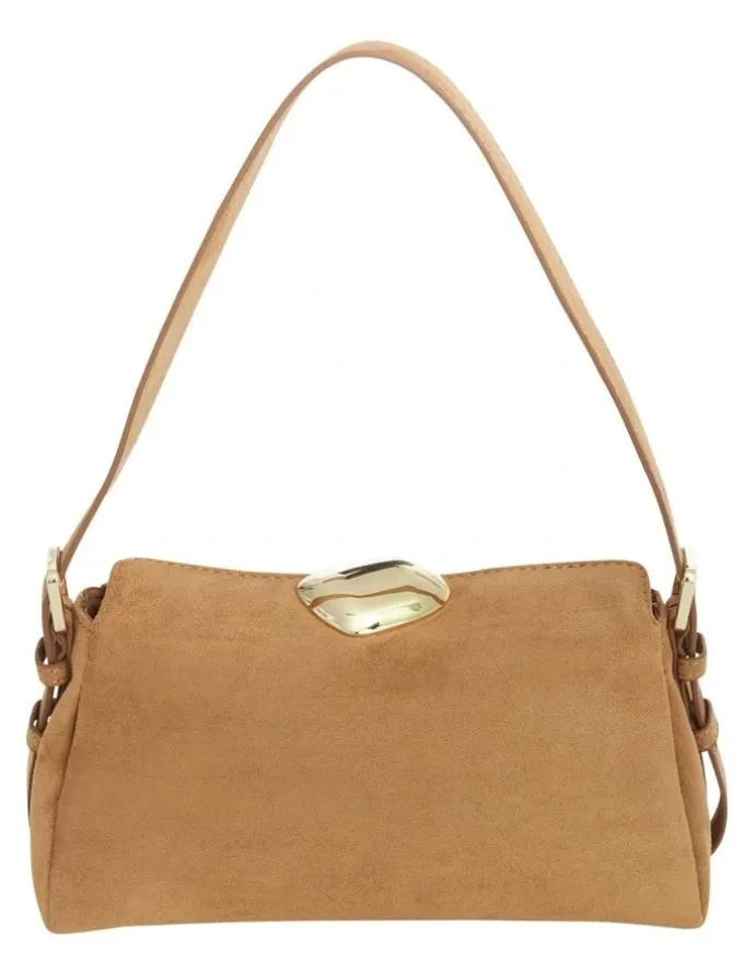 Ravella Nixie Shoulder Bag in Tan Micro