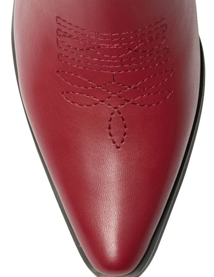 Ravella Rodeo Western Boots in Red