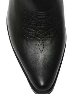 Ravella Rodeo Western Boots in Black