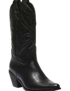 Ravella Rodeo Western Boots in Black