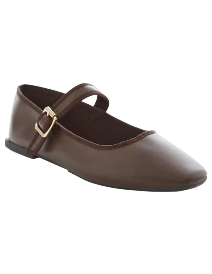Ravella Romy Ballet Flats in Chocolate