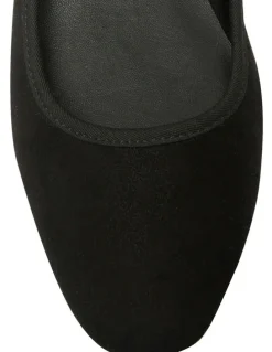 Ravella Romy Flat Shoes in Black Micro