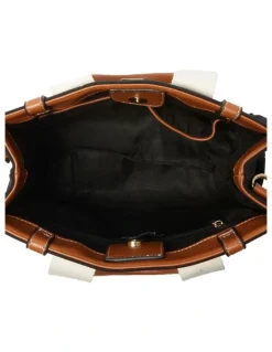 Ravella Sadie Bag in Black/Tan